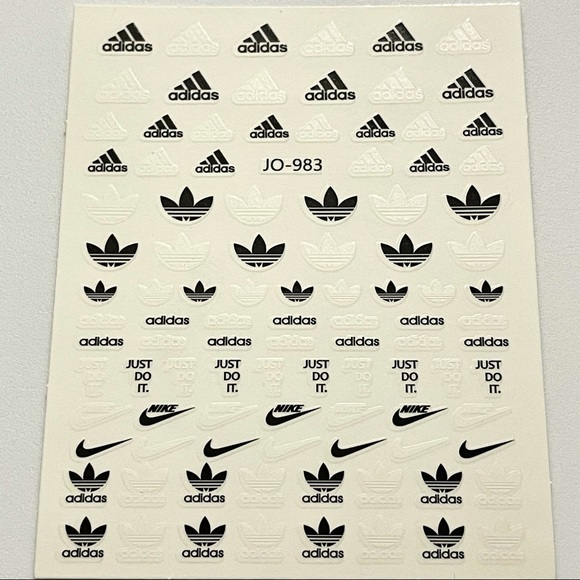 Luxury Designer Logo Fingernail Art Stickers - Picture 2 of 3